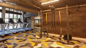 Work up a sweat in our fitness center